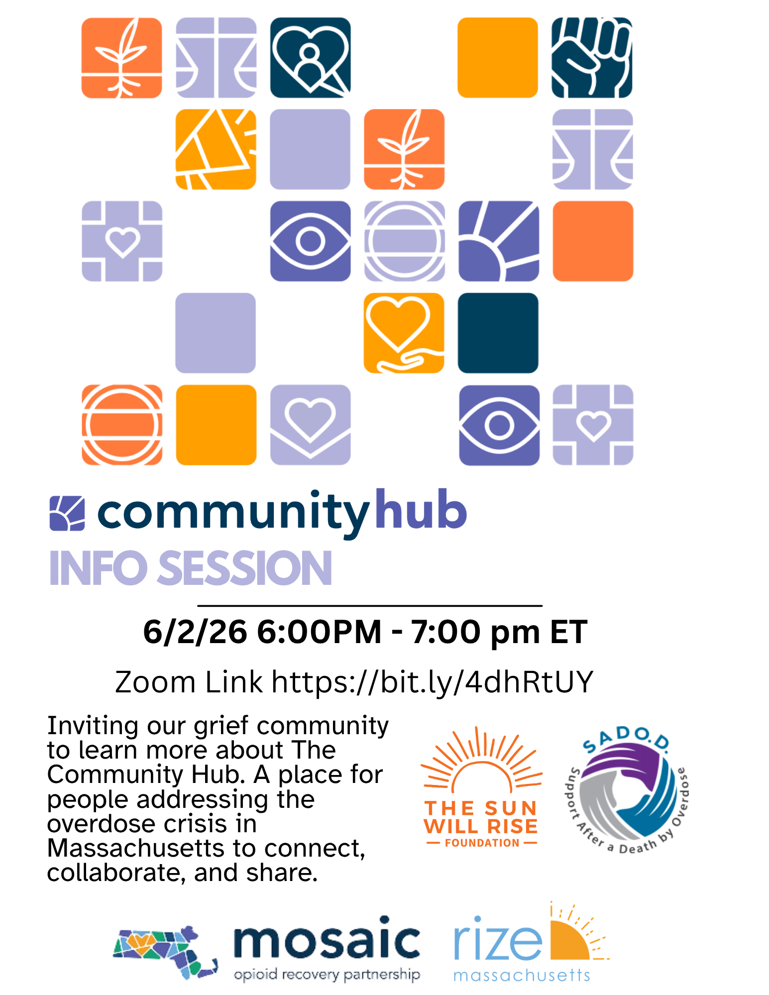COMMUNITY HUB VIRTUAL INFO SESSION