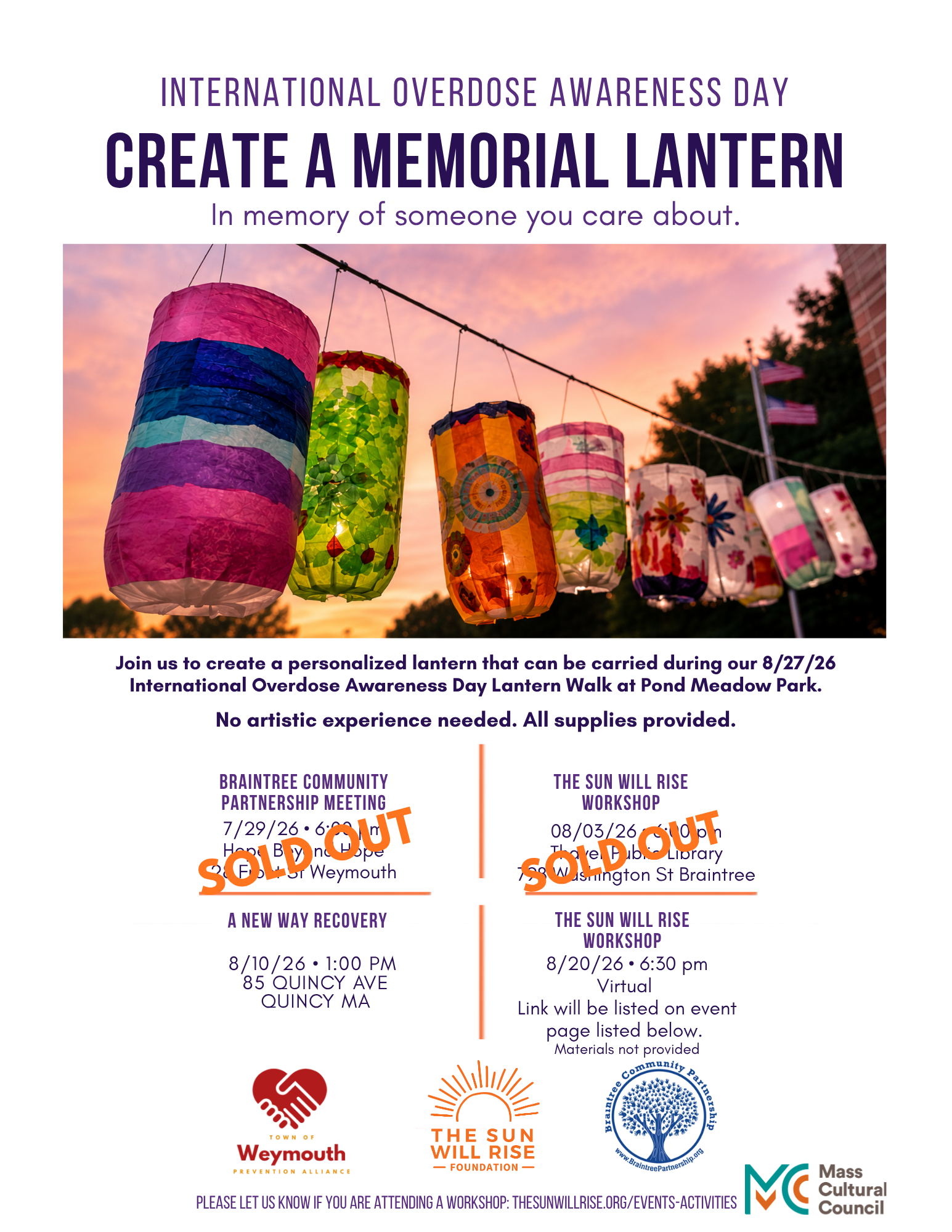 Virtual Lantern Making Workshops for the IOAD Lantern Walk &amp; Glowstick Ceremony  #6