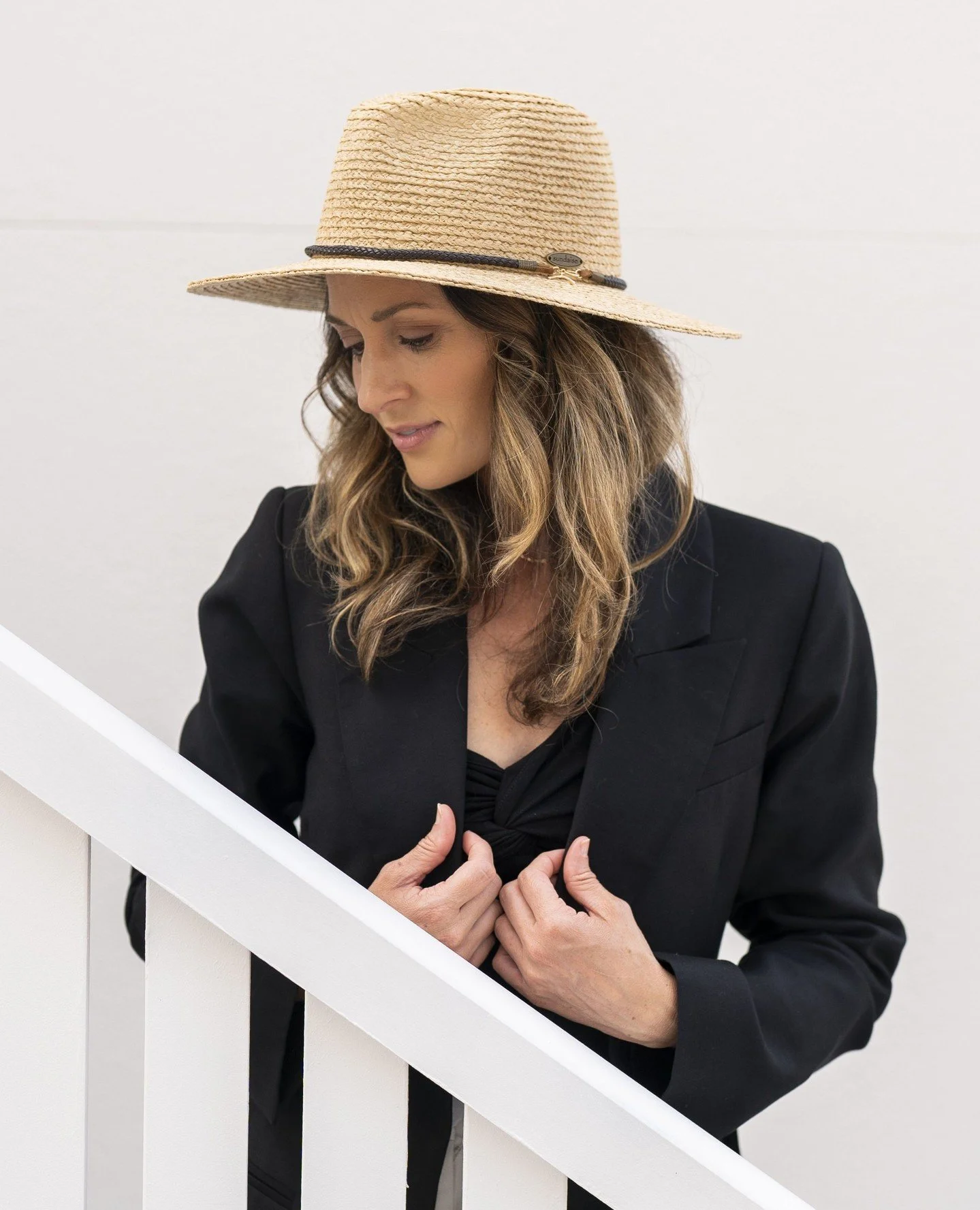 Aimee - 🤎An elegant blend of classic Raffia style enhanced by the gorgeous trim. This item stands out as an exceptional option.⁠
⁠
⁠
⁠
⁠
#sundaise #sundaisehats #hats #fedorahats #panamahats #widebrimhat #summerstyle #sunprotection #beachstyle #inst