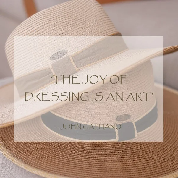 &quot;The joy of dressing is an art.&quot;⁠
⁠
&ndash; John Galliano⁠
⁠
⁠
⁠
#sundaise #sundaisehats #hats #fedorahats #panamahats #widebrimhat #summerstyle #sunprotection #beachstyle #instyle #style #instafashion #lifestyle #accessories #inspiration #
