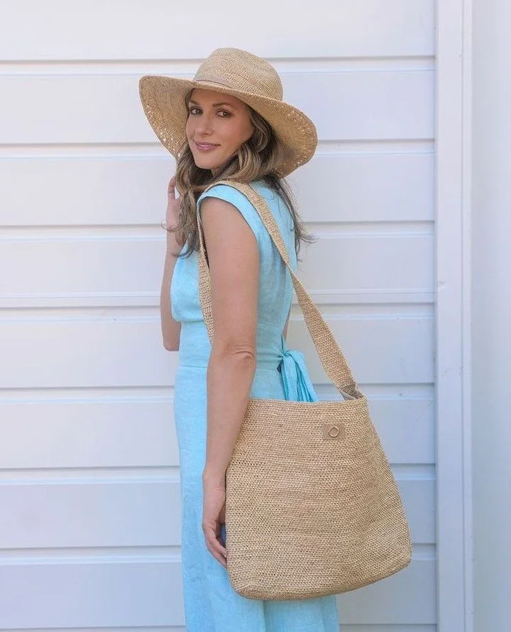 ✨ We are obsessed with our Raffia Tote Bag 🌿 Crafted with love and unmatched style (and price), this beauty is a one-of-a-kind find you won't see anywhere else. Grab yours before it's gone!⁠
⁠
⁠
⁠
#sundaise #sundaisehats #hats #raffiabags #purses #h