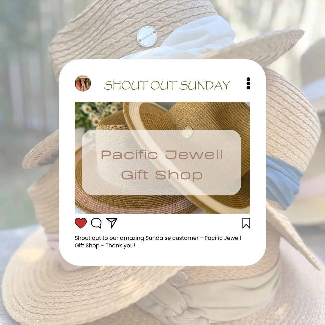 📢 SHOUT OUT SUNDAY - Shout out to the wonderful Pacific Jewell Gift Shop @pacificjewell. THANK YOU 🤩⁠
⁠
⁠
⁠
⁠
⁠
#sundaise #sundays #shoutout #supportingbusiness #smallbusiness #womeninbusiness #sundayfunday #fashion #sundaymorning #sundayvibes #pho