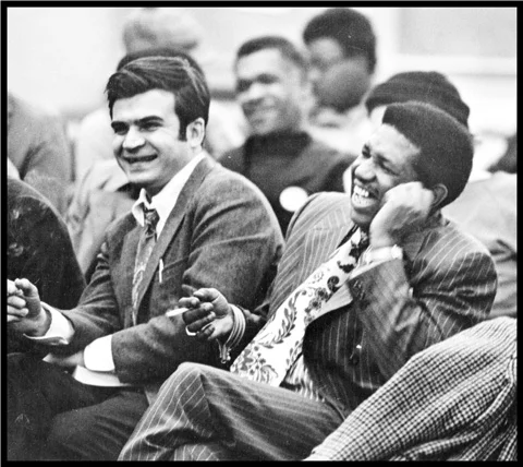 Administrator Dr. Hussein Ahdieh (left) and Headmaster Dr. Edward Carpenter (right). Photo courtesy of Hussein Ahdieh.