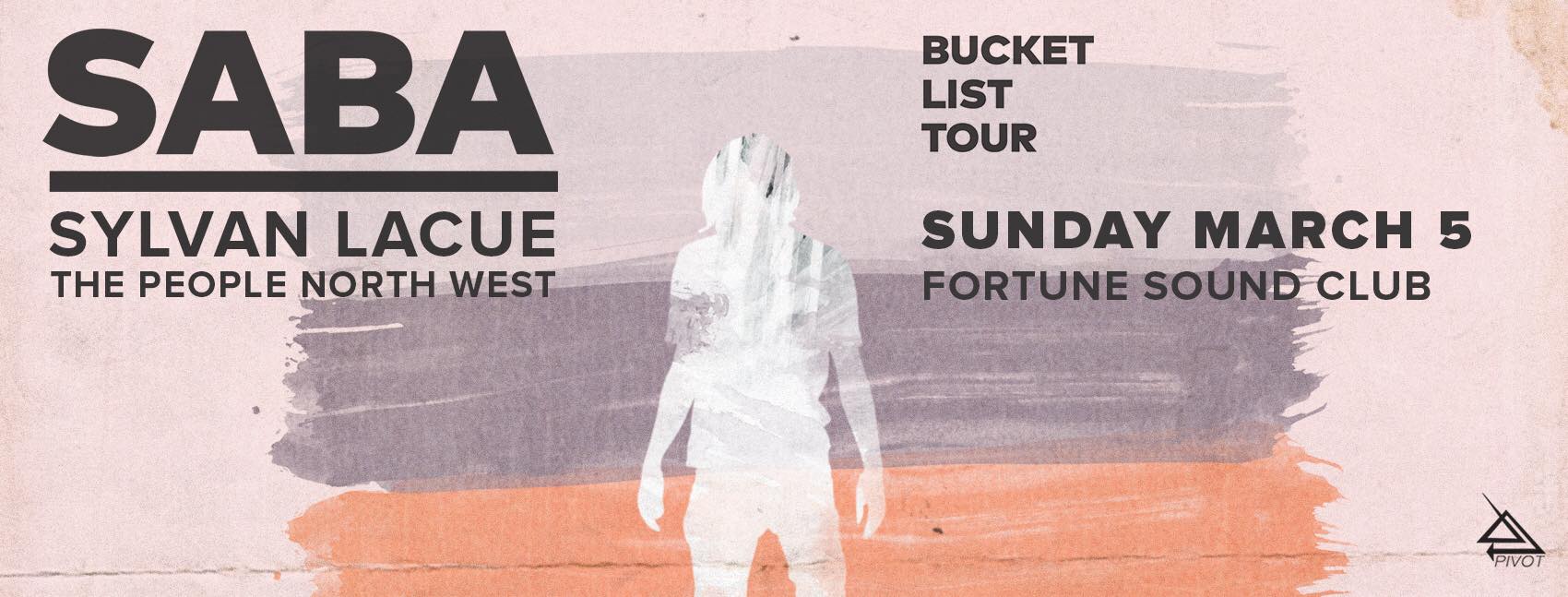 The People North West, opening for SABA