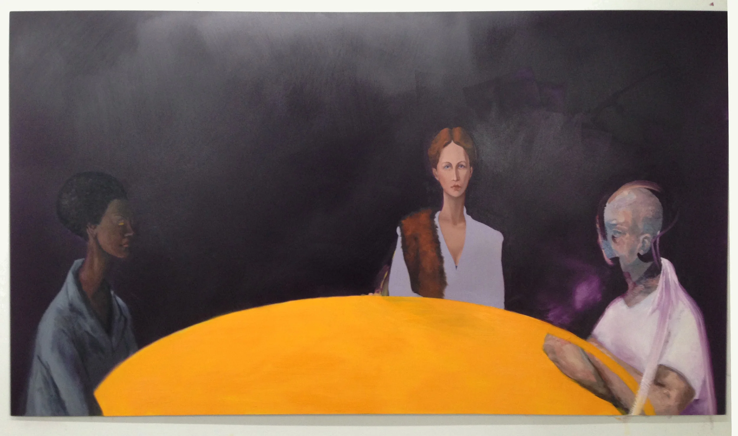  study for KSIC-TV 014 oil on dibond 34 x 60 