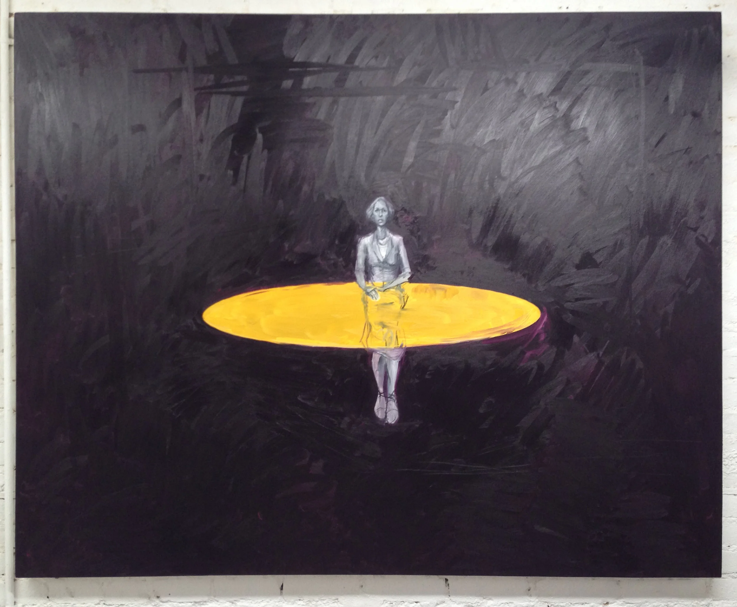  KSIC-TV (giacco) 014 oil on canvas 53-1/2 x 67 