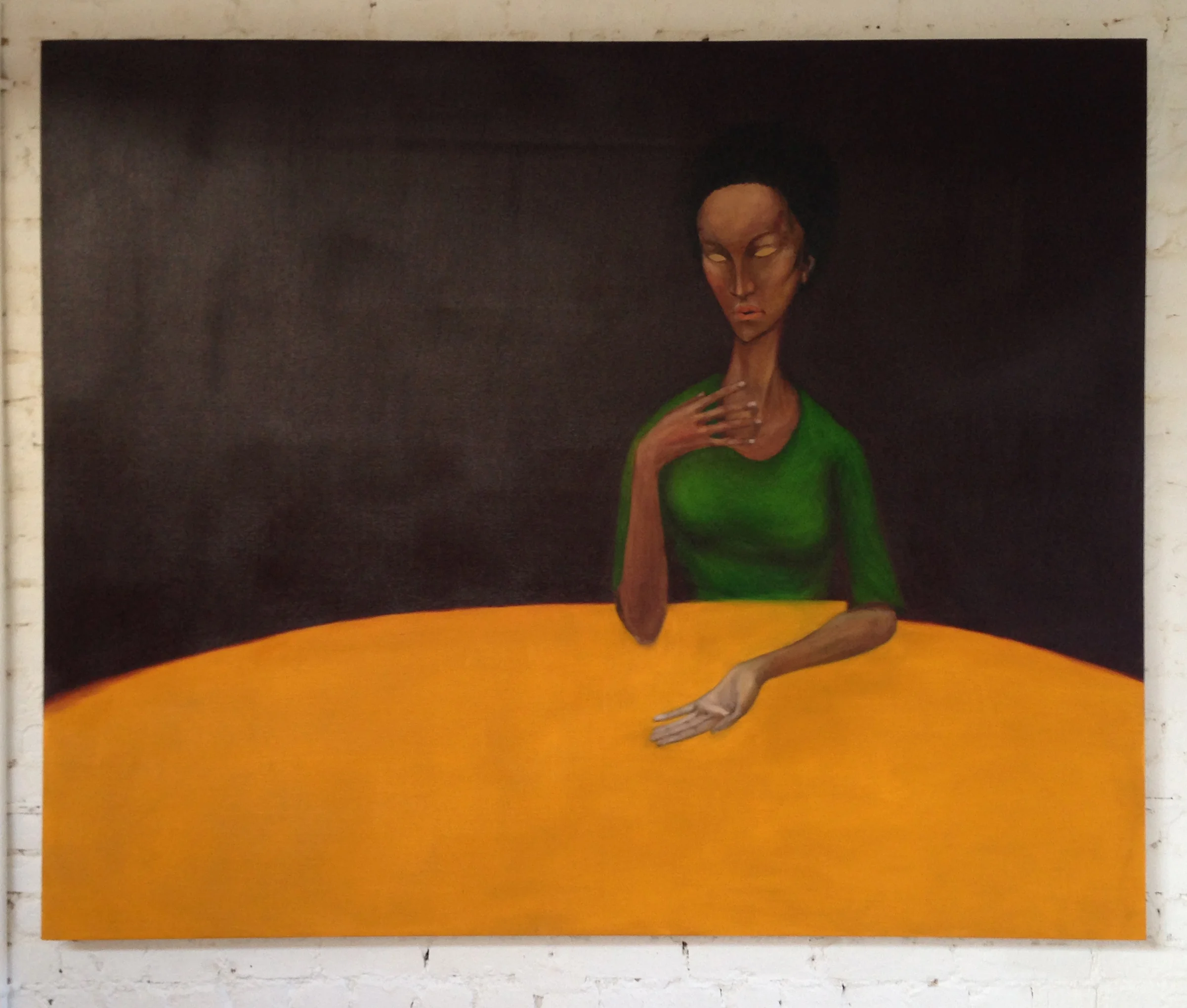  KSIC-TV (mo' diggy) 014 oil on canvas 53-1/2 x 67 