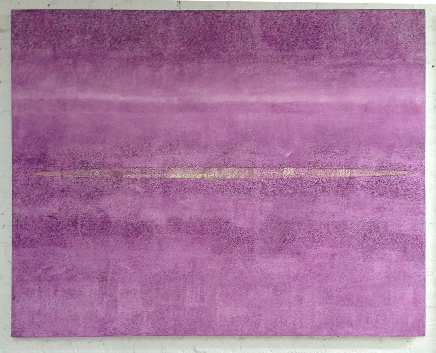  KSIC-TV (static) 2014 oil on canvas 53-1/2 x 67 