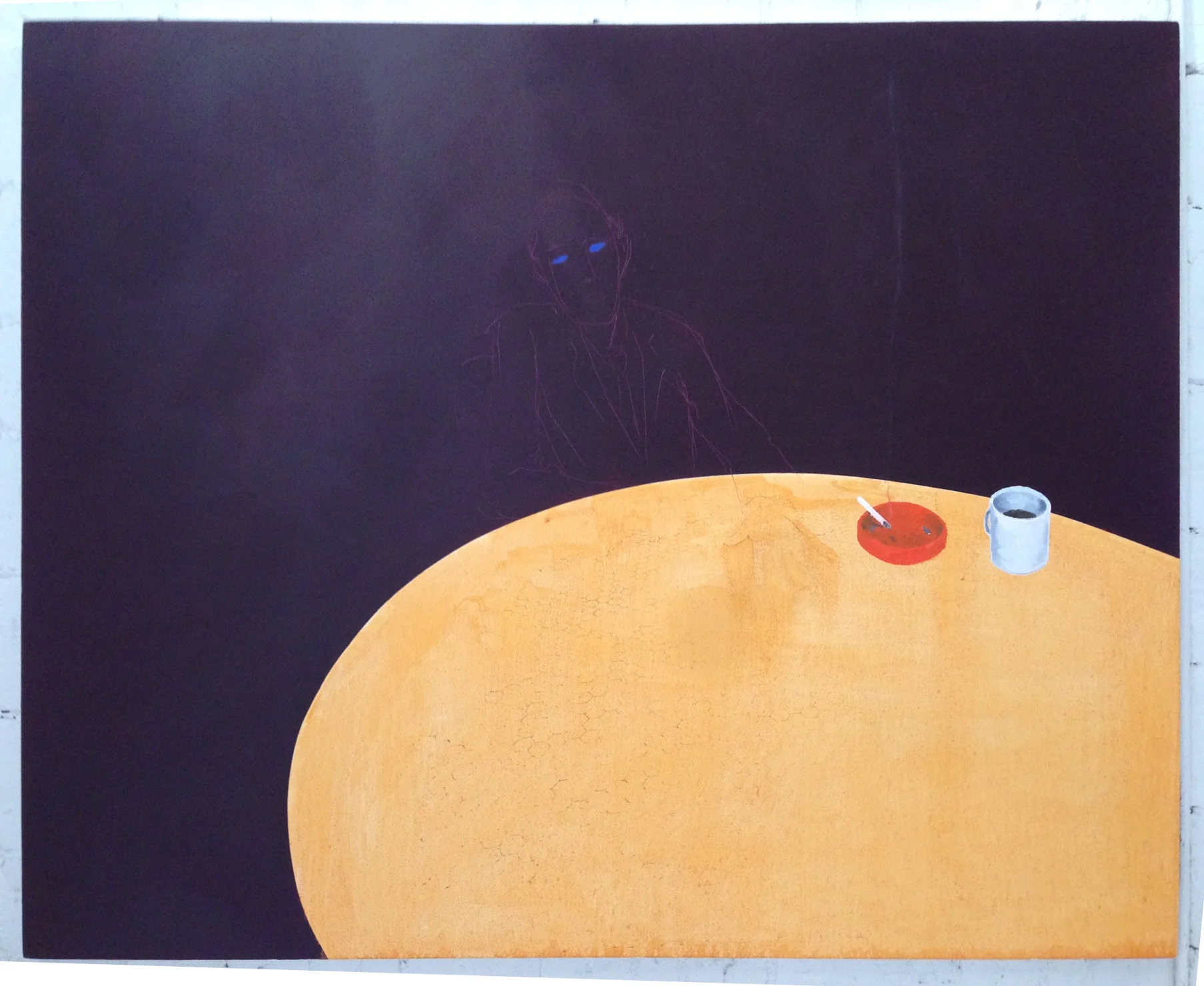  KSIC-TV (binness man) 014 oil on canvas 53-1/2 x 67 