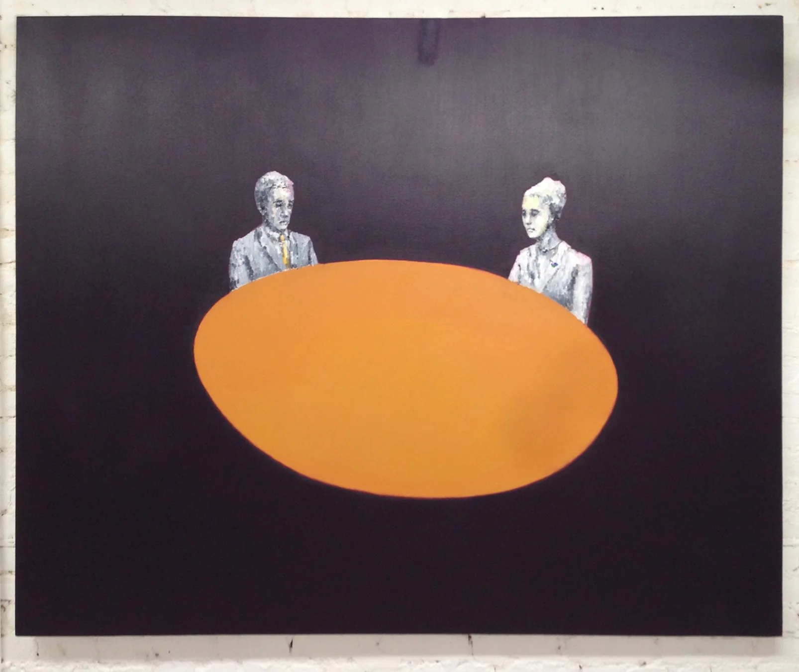  KSIC-TV (original gothic) 014 oil on canvas 53-1/2 x 67 