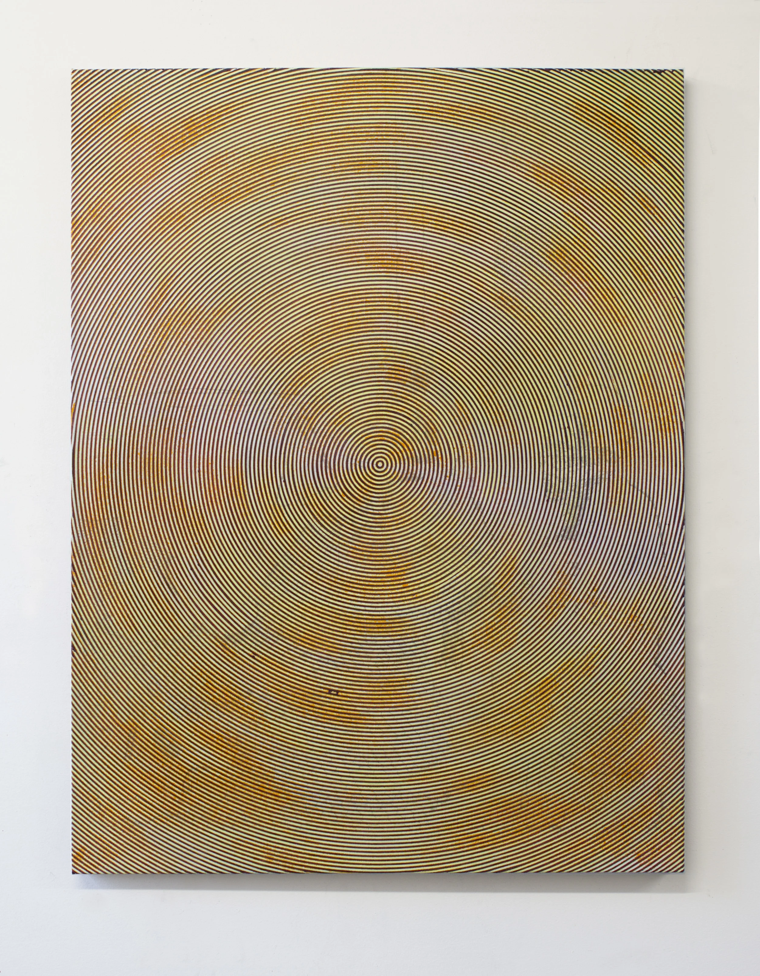 Study after Quaytman 2017 oil on linen 38 x 29 inches