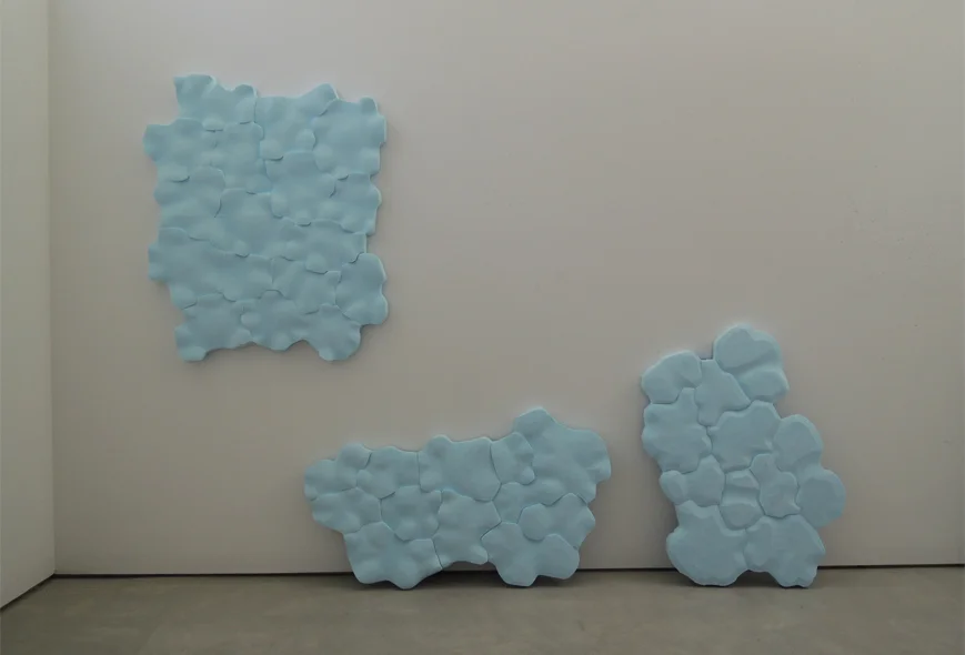 Body of water, your body, 2013. Styrofoam, installation view