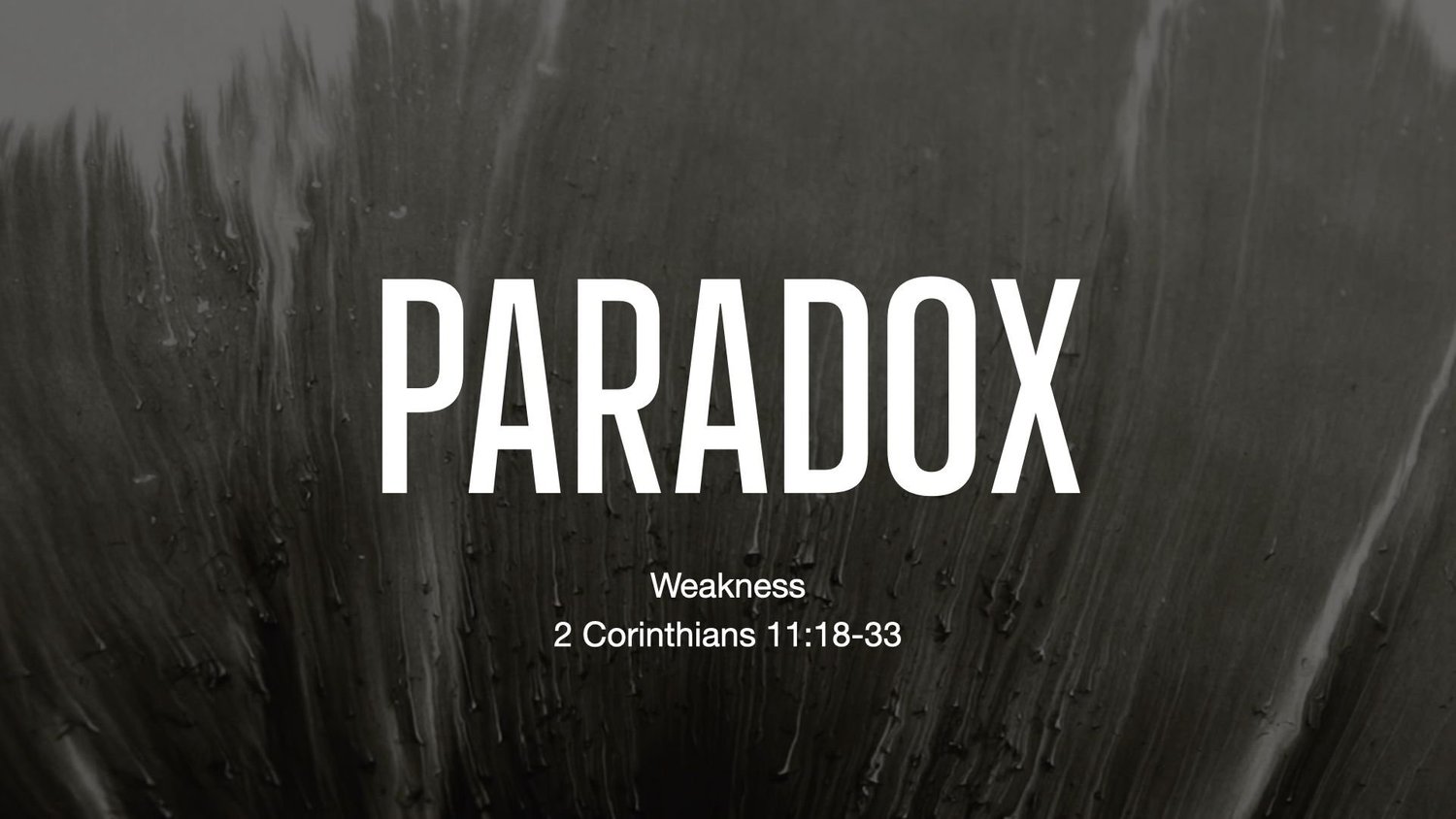 Paradox Series: Weakness episode artwork