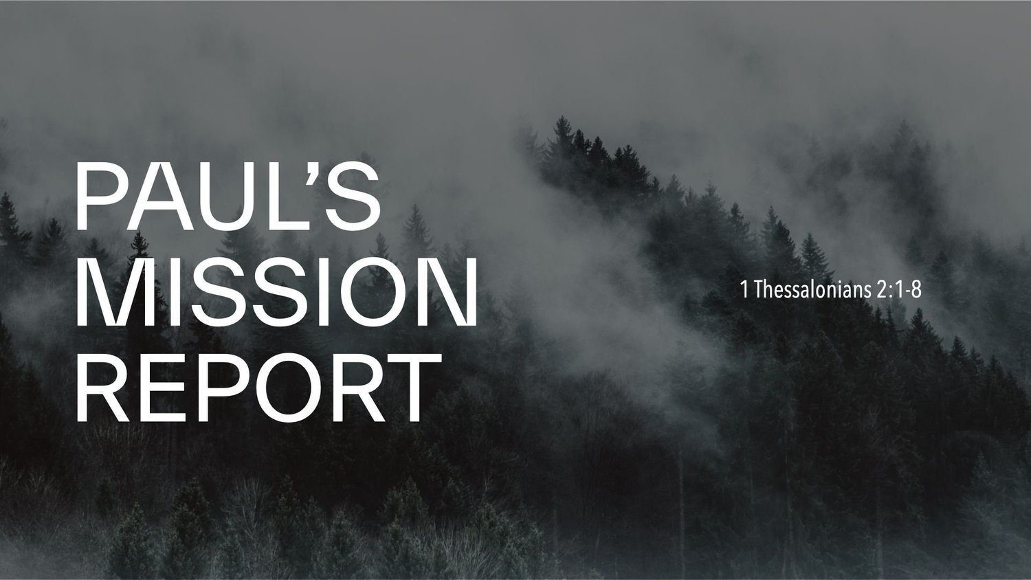 Paul's Mission Report episode artwork