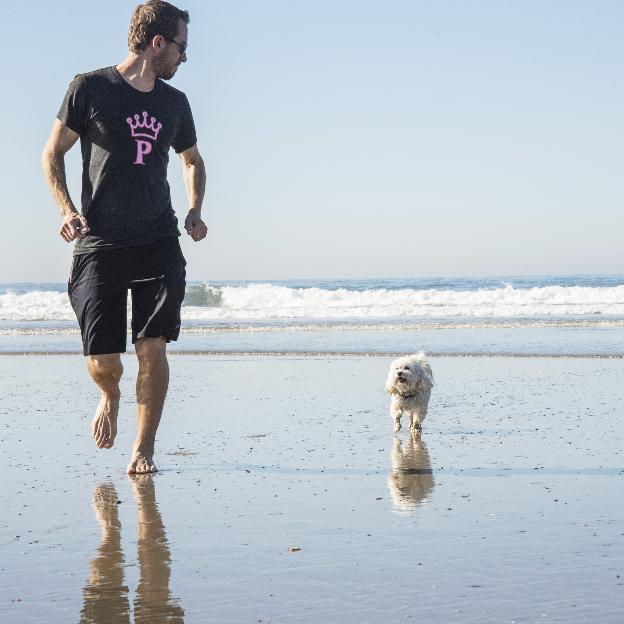  Exploring, playing, running, making friends…the beach is AWESOME! 