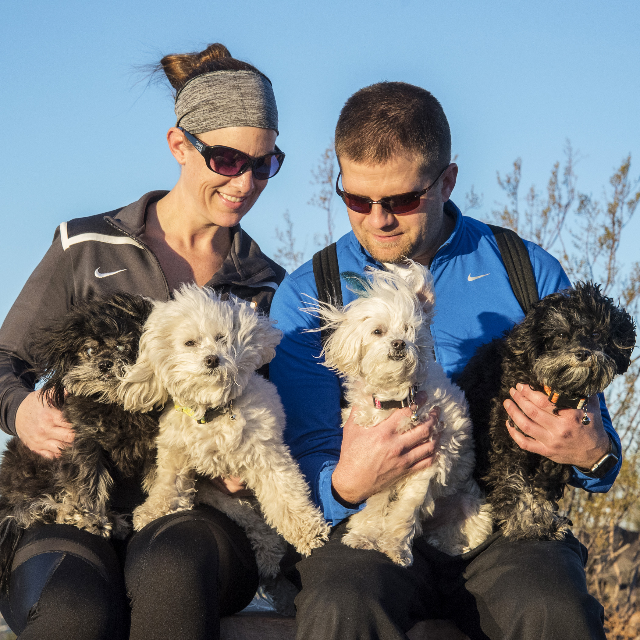  We took our Aunt &amp; Uncle hiking. They seemed a bit concerned that we might blow away on the top of the mountain.&nbsp; 