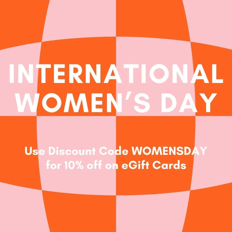 Happy Women's Day! 💪 Link in bio for e-Gift Cards.