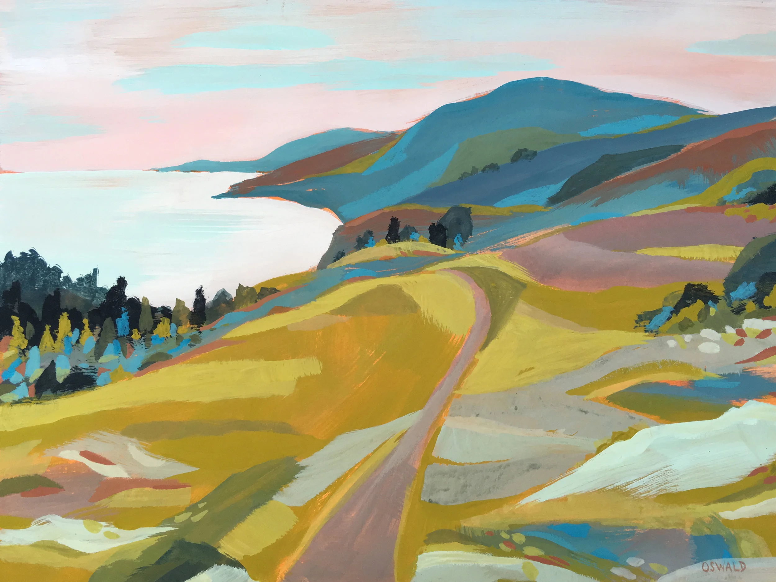 Corral Canyon Trail Malibu- Framed Print