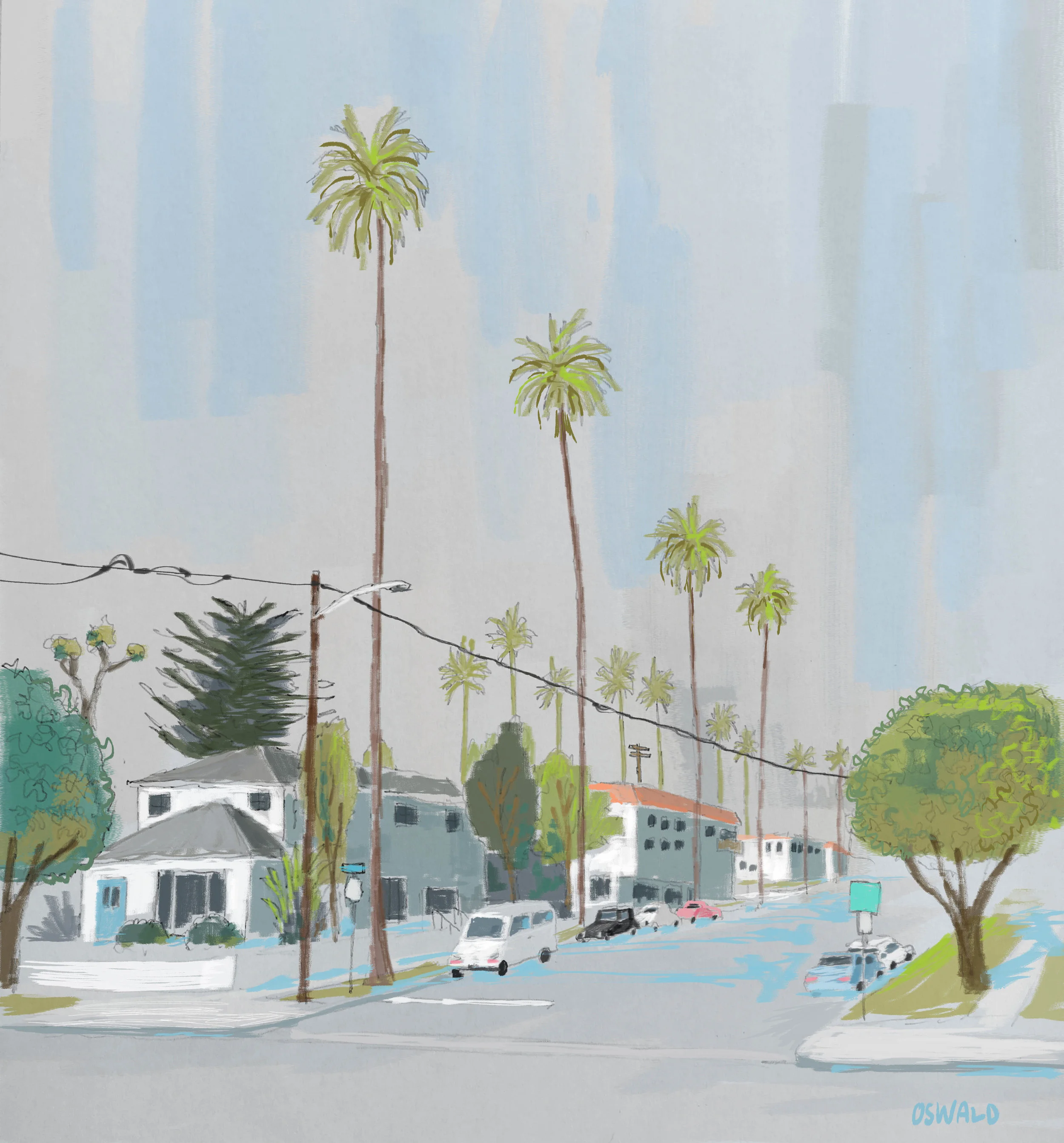 17th and Washington- Framed Print