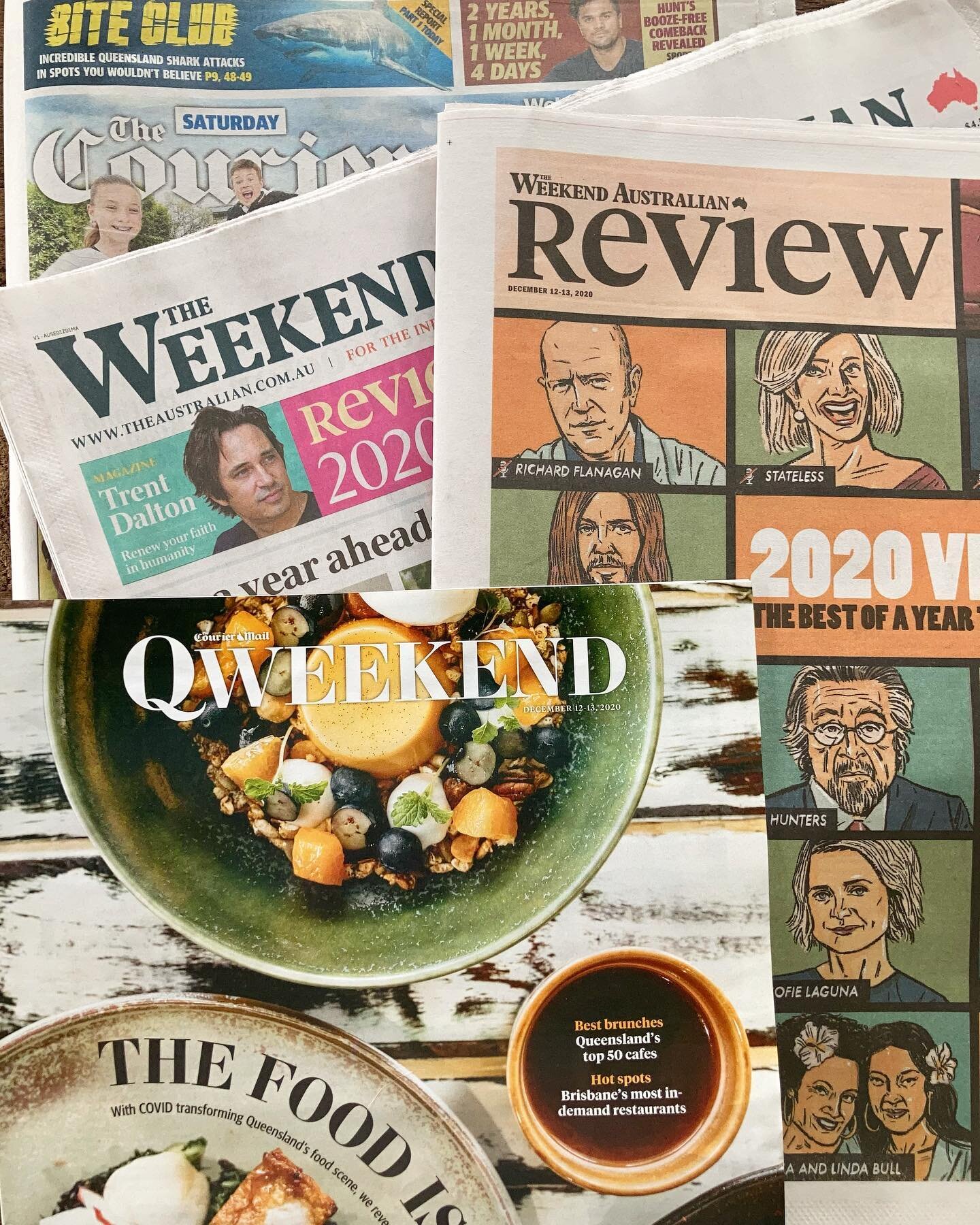 Weekend reading sorted 🗞☕️

So fantastic to see @loveoperafilm receive 4 stars (!!!) from @ssromei in today&rsquo;s @the.australian and to see @shade_swim featured in @qweekend &lsquo;s fashion pages by @annabelfalco

I love working with so many ama