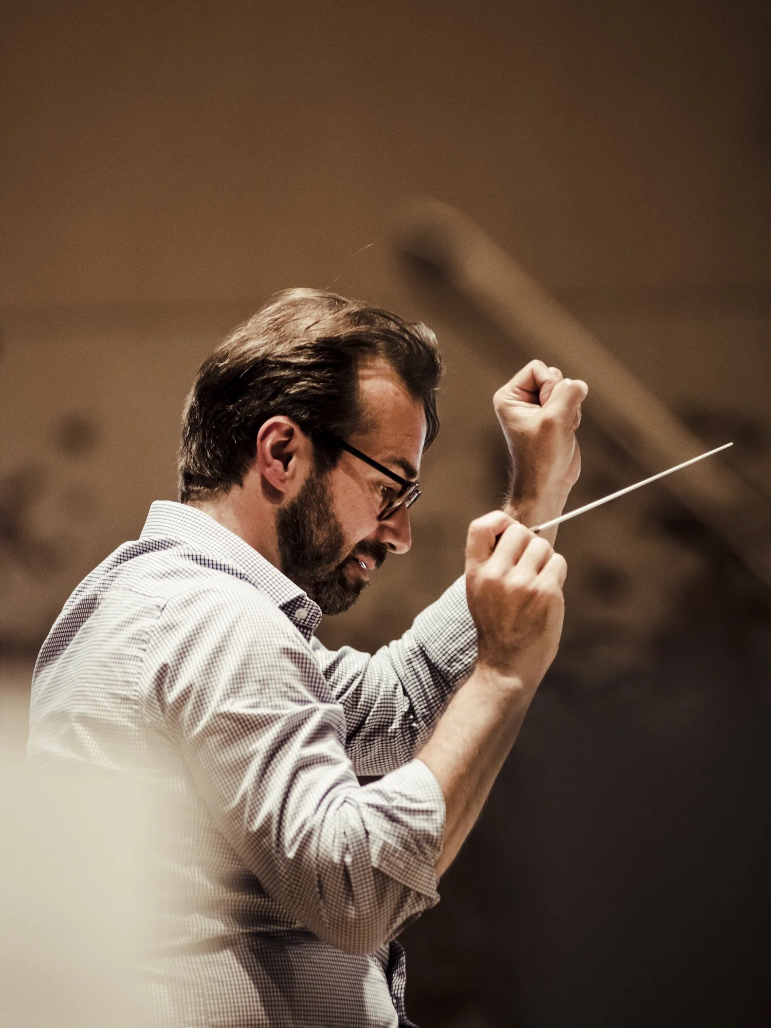 Fabien conducts Cleveland Orchestra's at Blossom Music Center