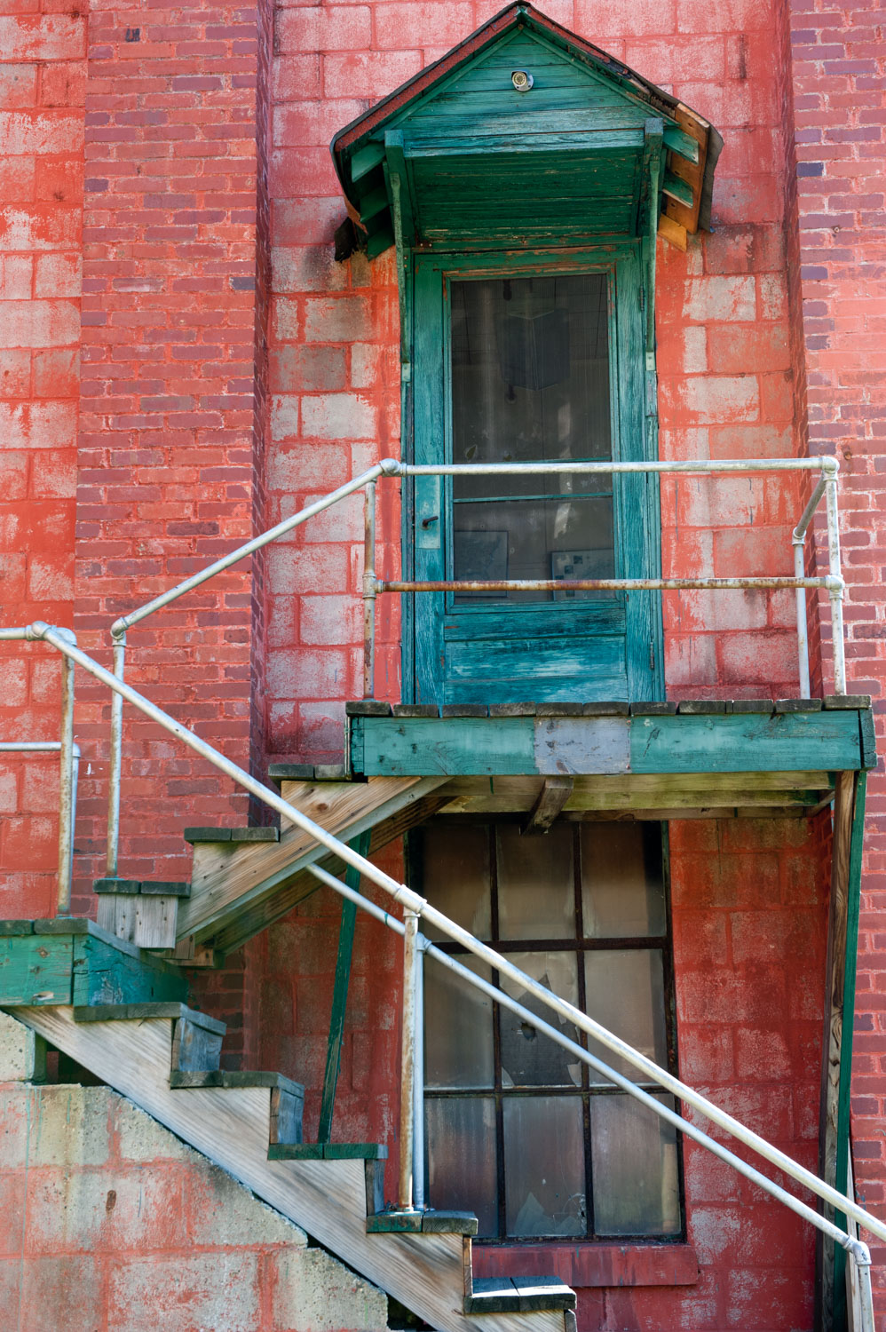Abandoned Silk Mill_Boise Photographer_Green Door.jpg