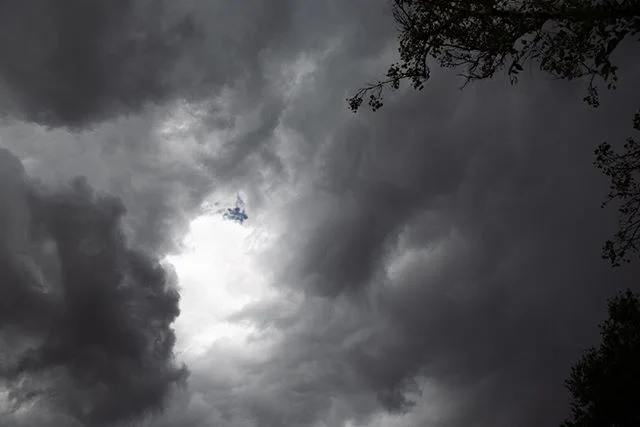 I'm not sure, but it might rain.....