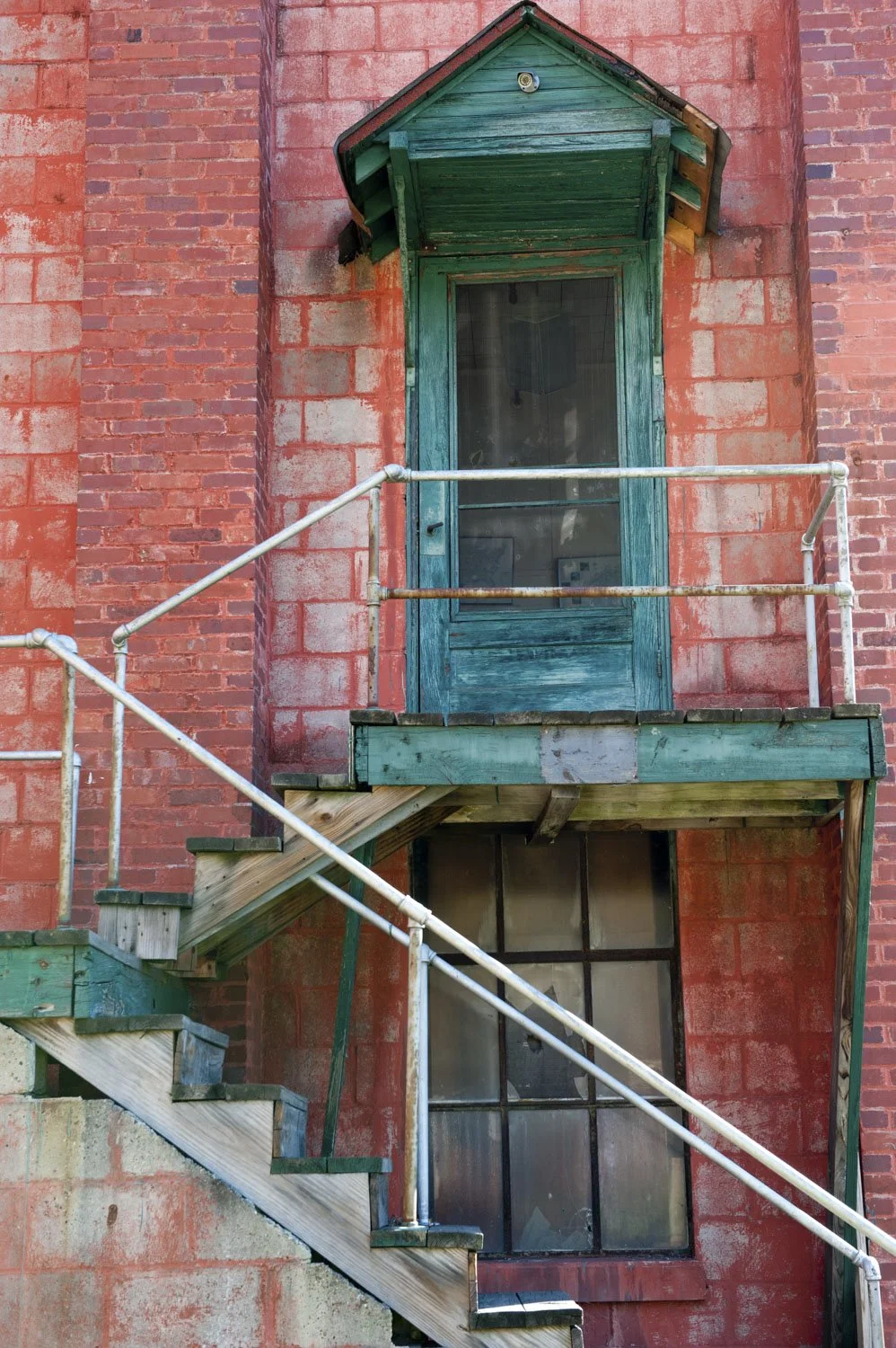 Abandoned Silk Mill_Boise Photographer_Green Door.jpg