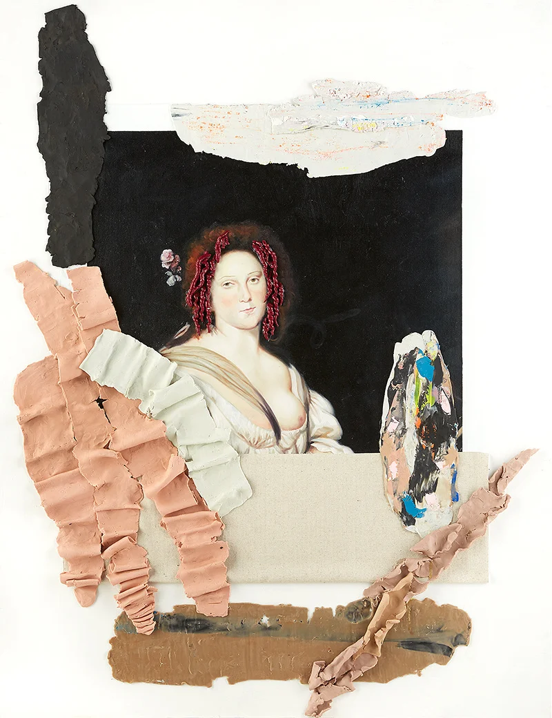 Timeless SALON "Woman", 900mm * 1170mm, Mixed Media