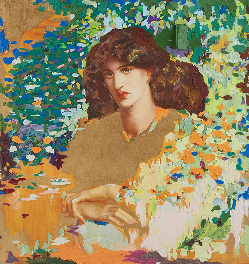 Timeless SALON "Rosetti", 840mm * 890mm, Mixed Media