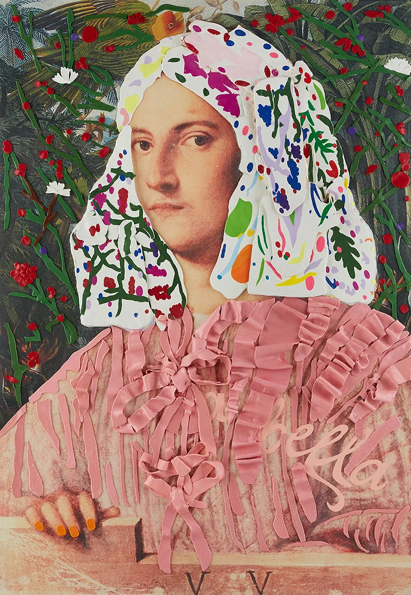 Timeless SALON "A Bella", 900mm * 1300mm, Mixed Media