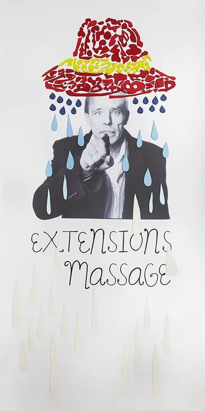 Timeless SALON "Joseph Beuys", 1200mm * 2400mm, Mixed Media