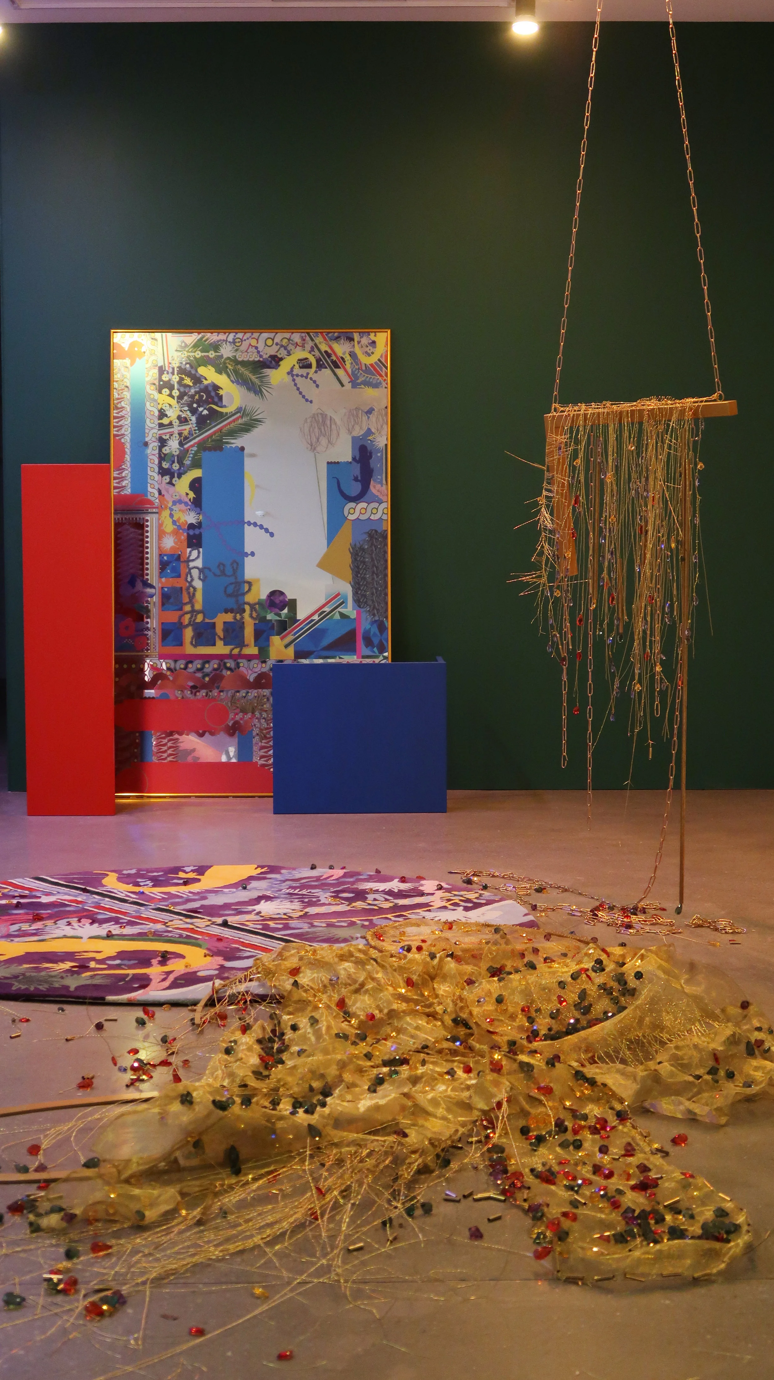 <Installation View> GARDEN : The garden is expressed with very delicate, lively shapes and brilliant colors based on personal experiences and imagination.