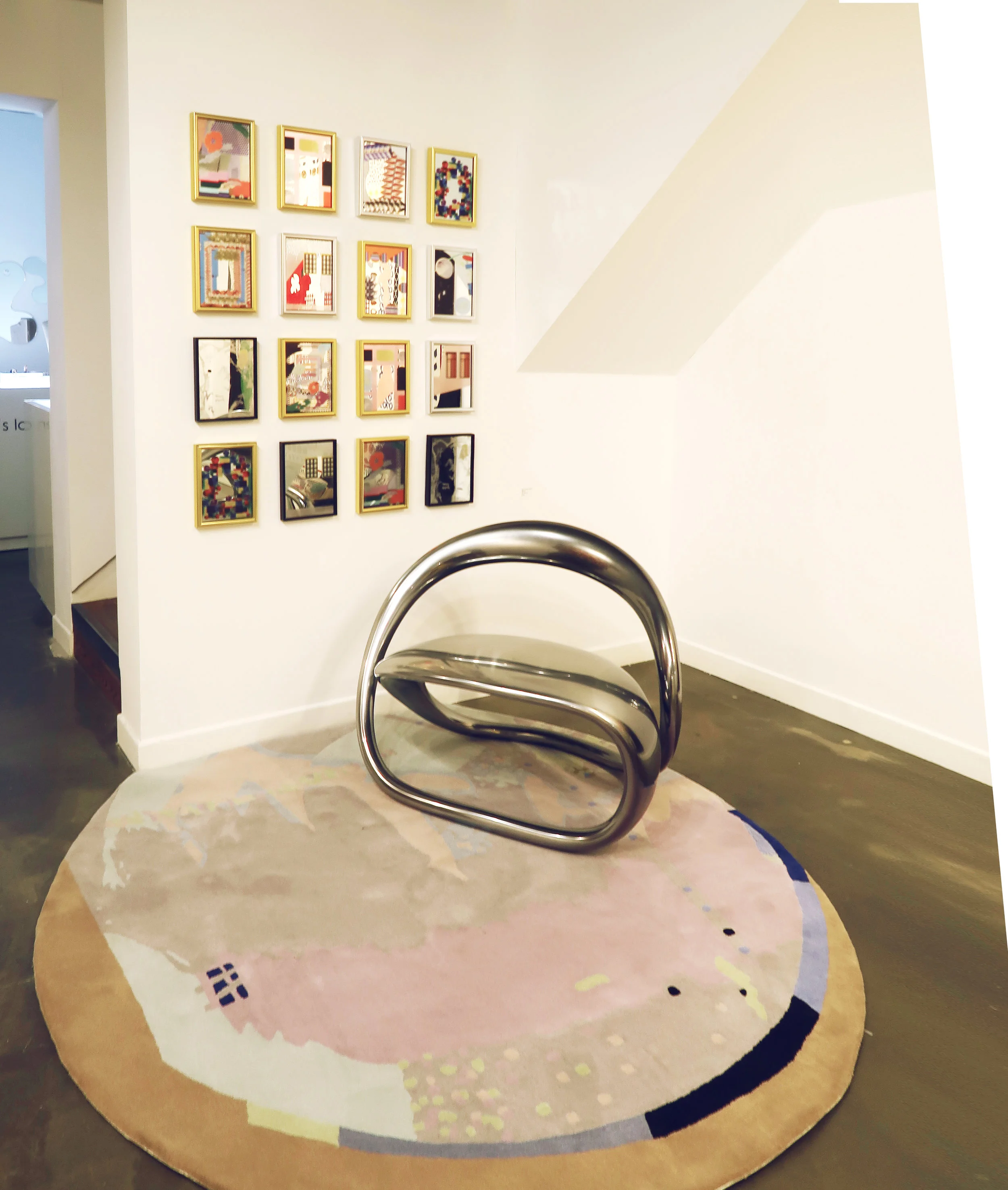 Mirror Mirror, 180mm * 240mm, Mirror Surface, 1700mm * 1700mm, Wool, Hand-tufted Carpet