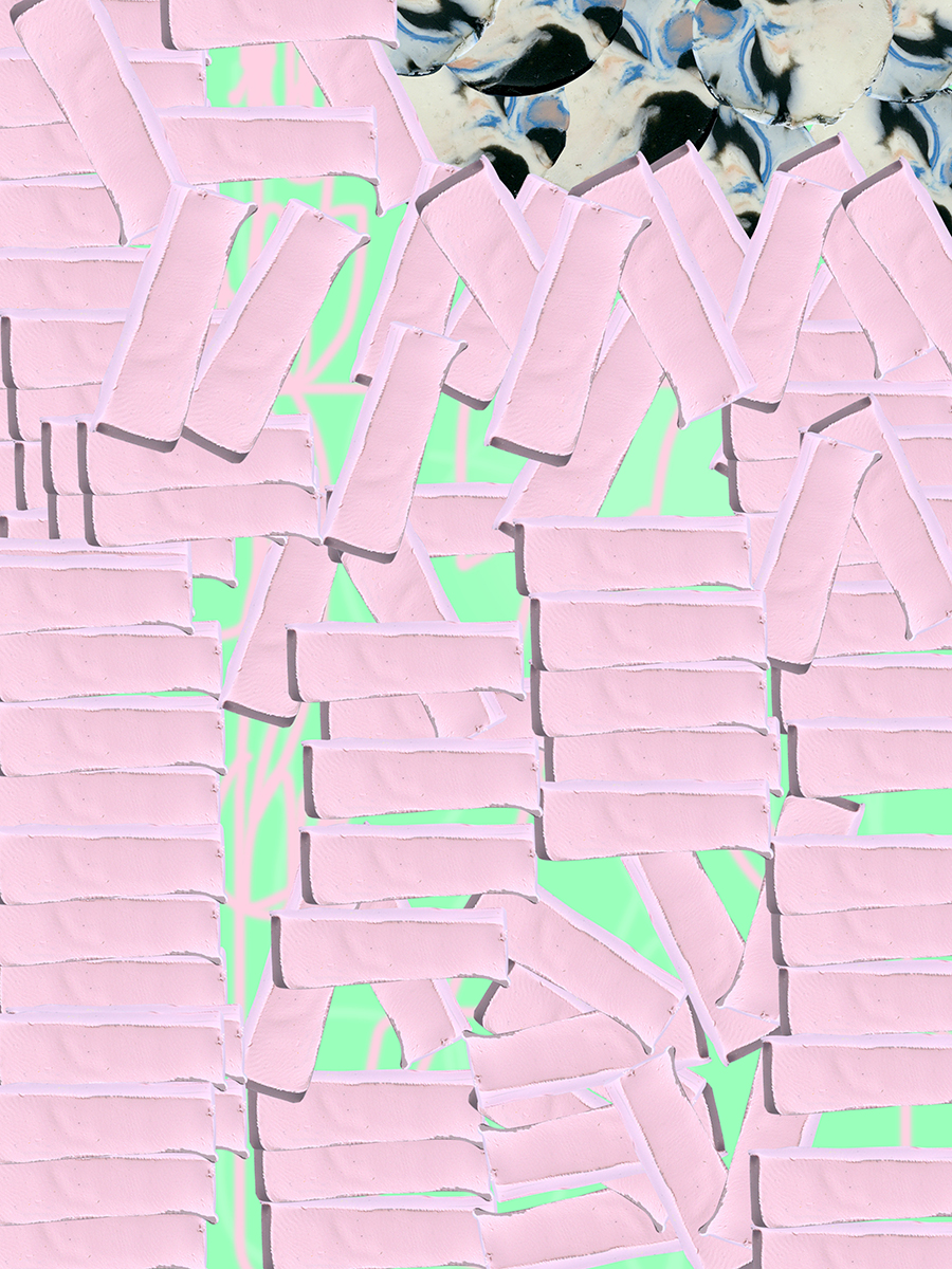 Electric Swing 02, Clay Pattern, Size Variable, 2015