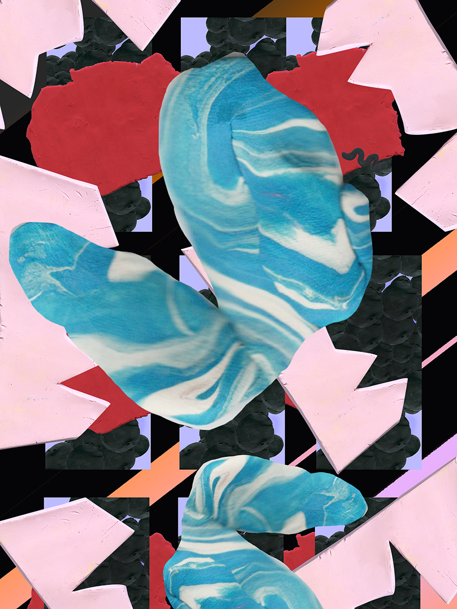 Electric Swing 03, Clay Pattern, Size Variable, 2015