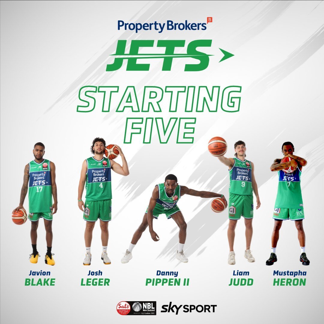 ⏰ 30 minutes till tip-off in today's #SalsNBL round 6️⃣ battle against the Franklin Bulls and here are your Property Brokers Jets starting five 🔥

1️⃣7️⃣ Javion Blake
7️⃣ Mustapha Heron
9️⃣ Liam Judd
4️⃣ Josh Leger
5️⃣ Danny Pippen II

Our bench inc