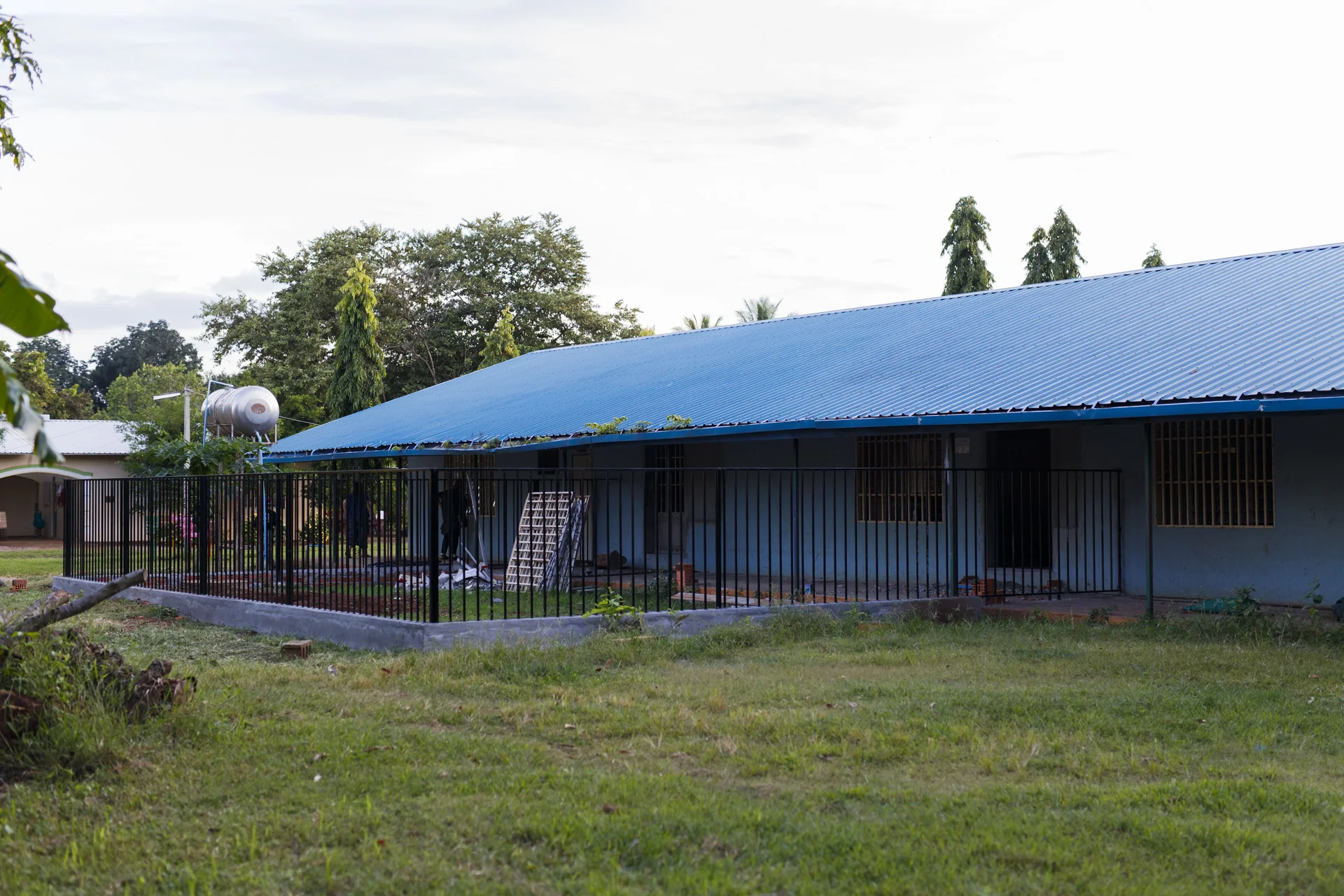 The kindergarten playground we are building.