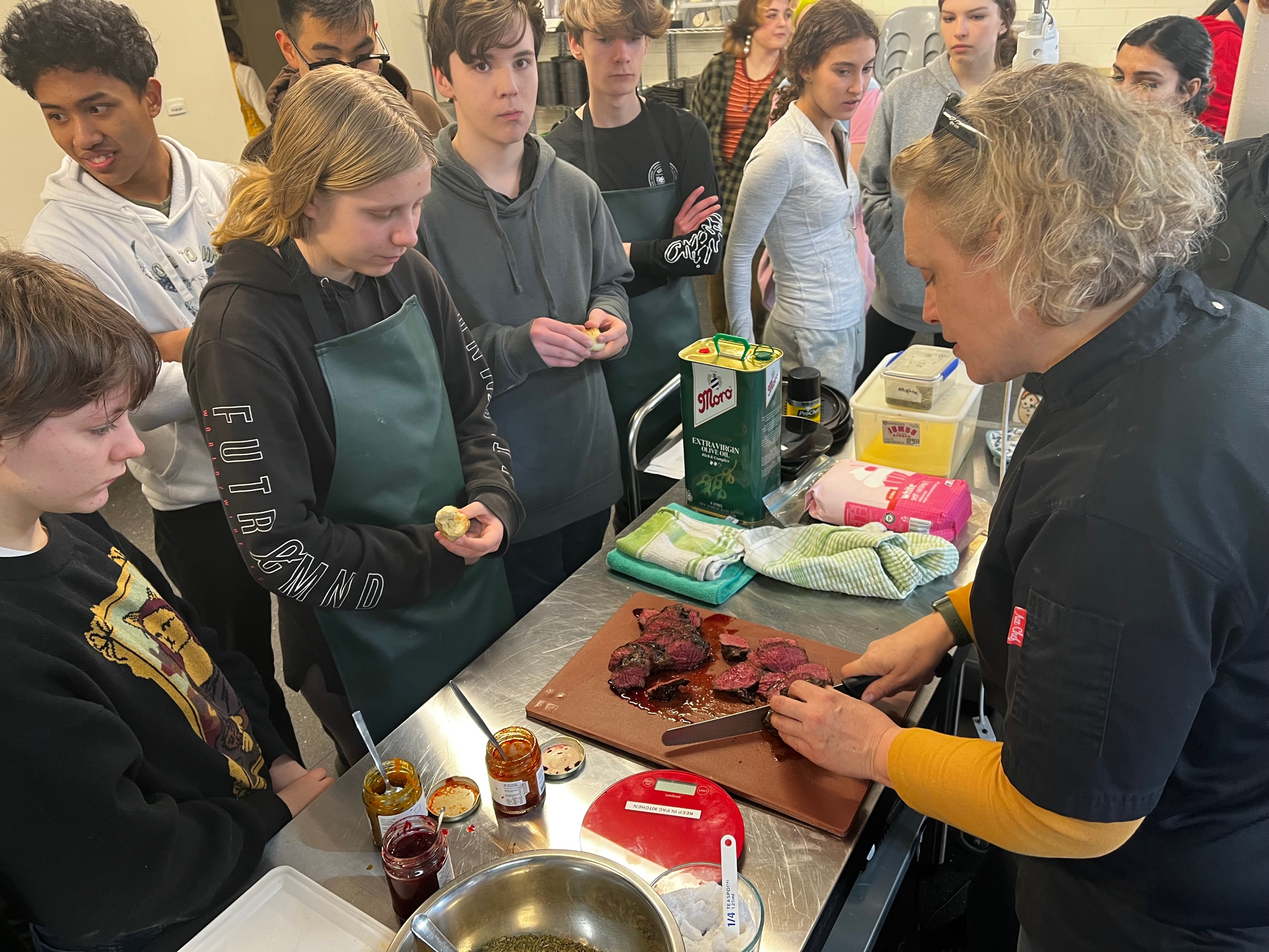 Kangaroo loin tasting in Food Tech