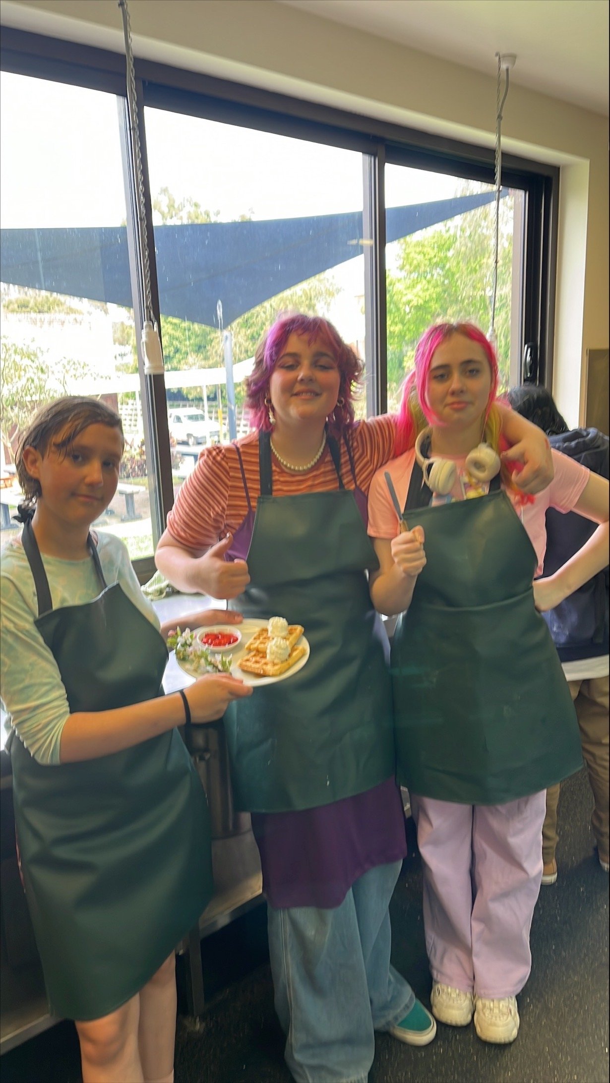 Food tech students learnt about preserving, jam-making, alternative high nutrition flours such as coconut flour, and cooking in season with free-range low intensity farming meat. 