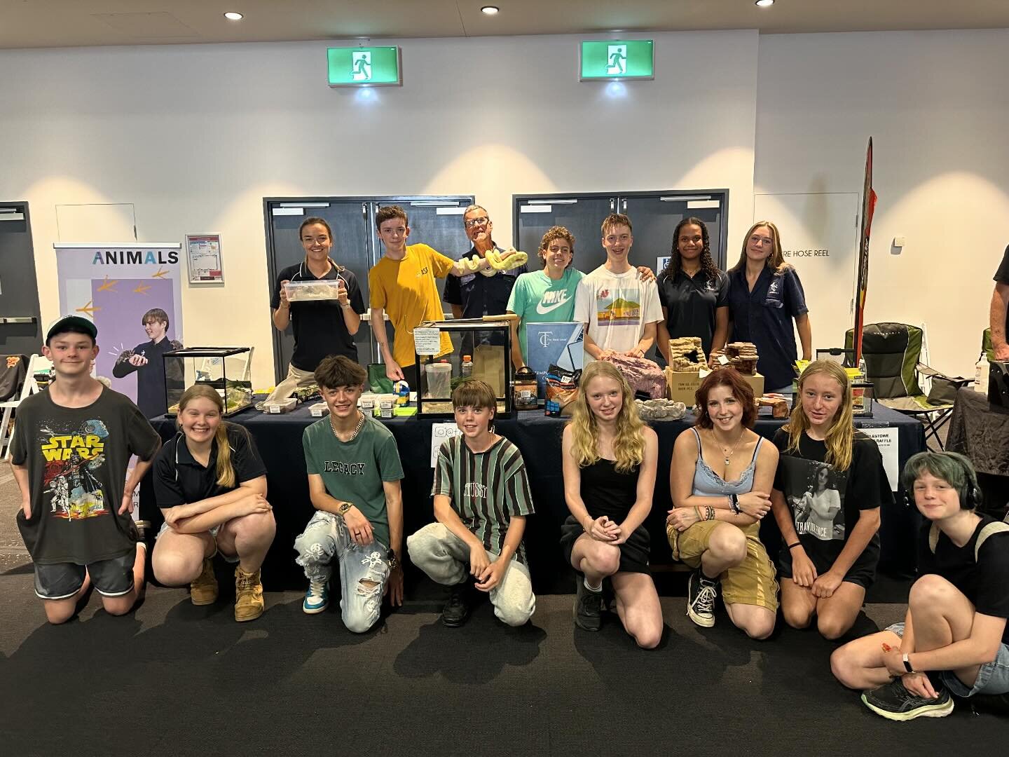 An awesome TC turnout at the @victorian_herp_society  Reptile and Amphibian Expo this weekend! We had a strong team of student and staff volunteers helping to run our table, and we saw lots of familiar faces at the event to explore and enjoy the day.