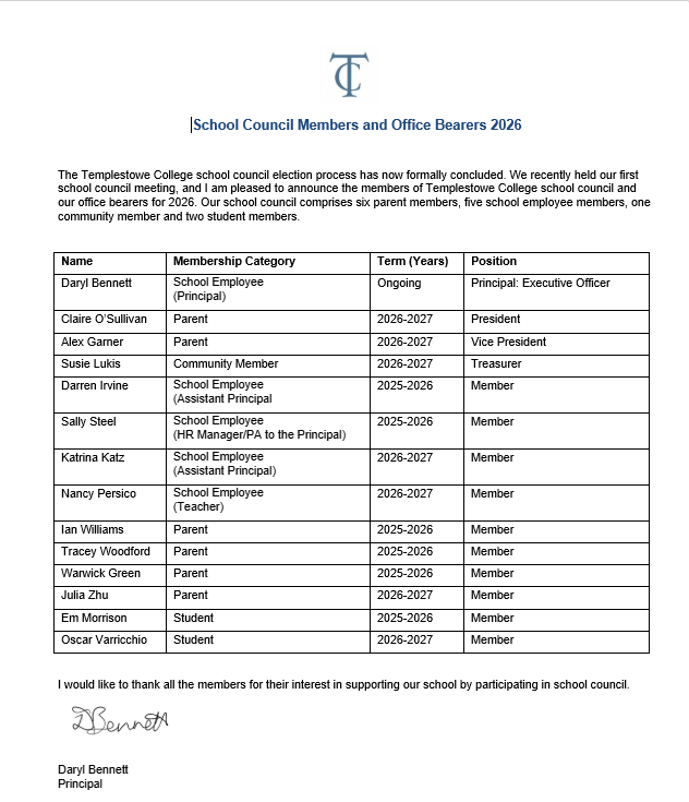 School Council members and office bearers 2026.png