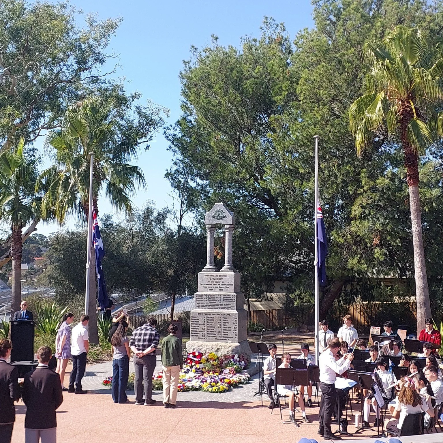 Today, on ANZAC Day, we pause to remember and honour the service and sacrifice of all those who have served our country, past and present.

On Thursday, our School Captains and student leaders attended the Manningham ANZAC Day ceremony, where they la