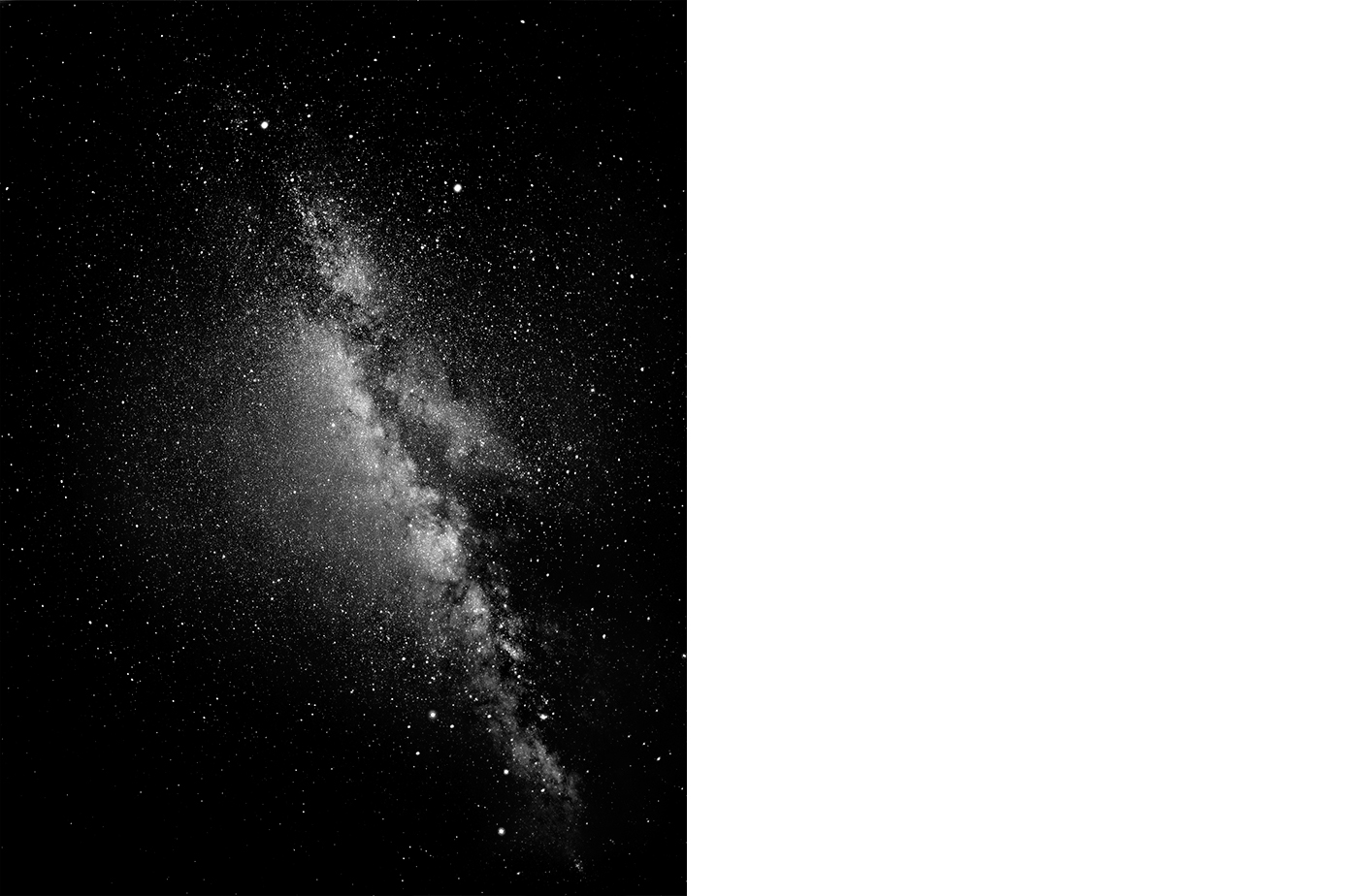  7044-01 Skies - Milky Way  Platinum Palladium Print 17.17 x 22.00 inch Image Size 22.00 x 29.00 Paper Size 1 BAT / 1 PP /&nbsp;3 AP / 12 EDP 