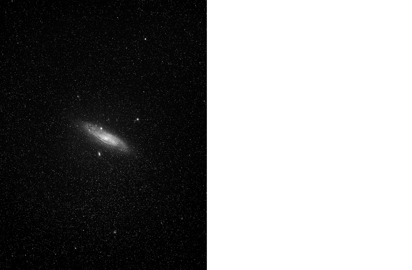  7054-01 Skies - Andromeda  Platinum Palladium Print 17.17 x 22.00 inch Image Size 22.00 x 29.00 Paper Size 1 BAT / 1 PP /&nbsp;2 AP / 12 EDP 