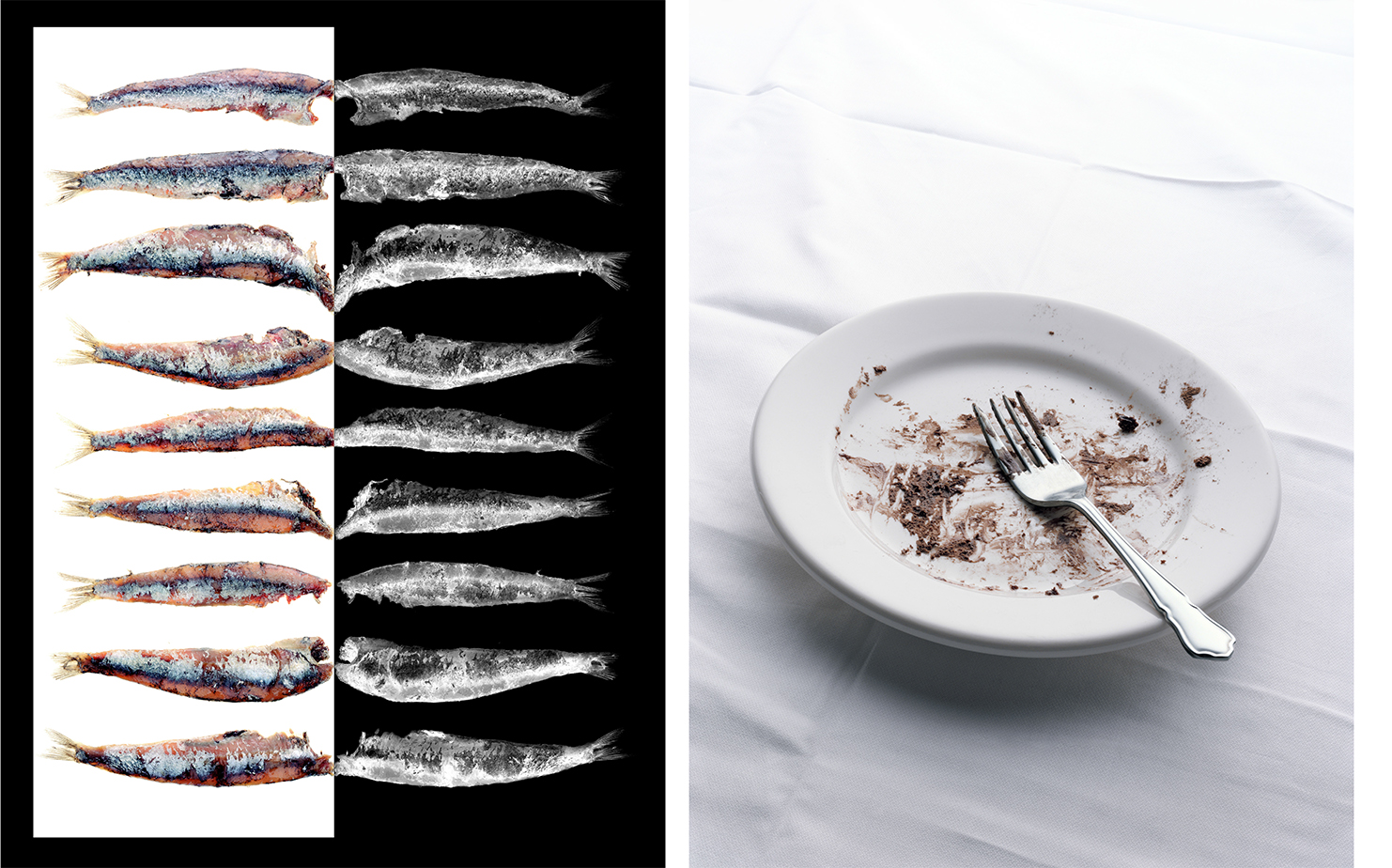   Vogue Paris ANCHOIS: AVANTAGE AUX BLANCS COCOLATE CAKE   ART DIRECTOR Donald Schneider 