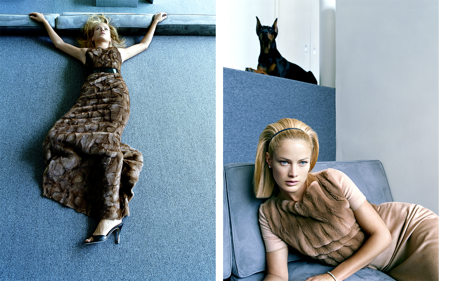   Harper's Bazaar   A WHOLE DIFFERENT ANIMAL   FASHION EDITOR Sarajane Hoare MODEL Carolyn Murphy 