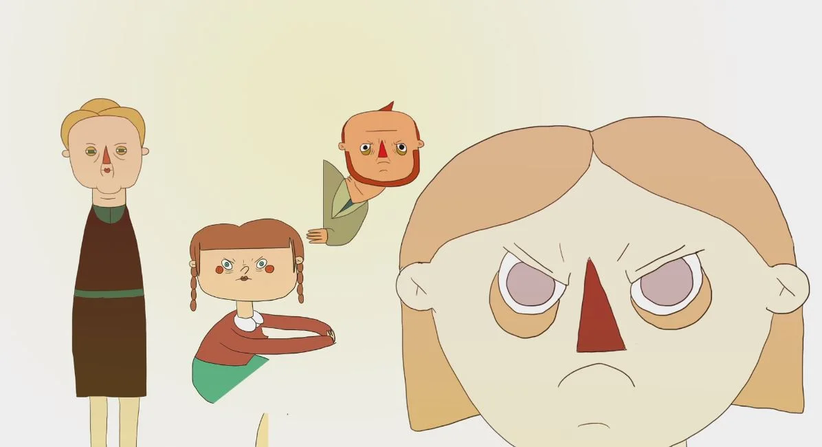 L'INDIGESTION de Mathilde Remy, 2016, Animation, 6' Un dîner est organisé pour l'anniversaire de la grand-mère. Ce repas est l'opportunité de voir les angoisses, les peurs, les faiblesses d'une famille sous les yeux d'une grand-mère. 