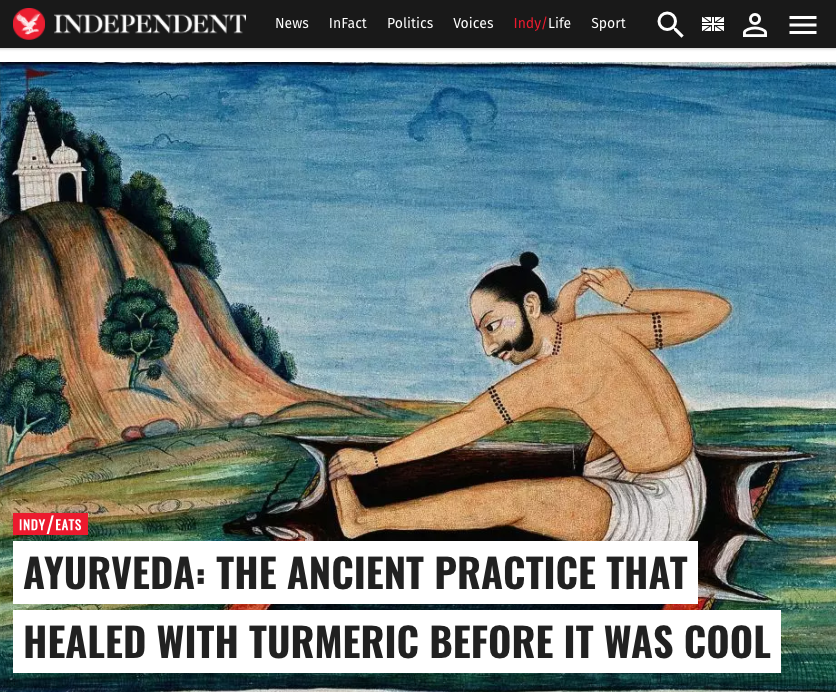 AYURVEDA IN THE HEADLINES