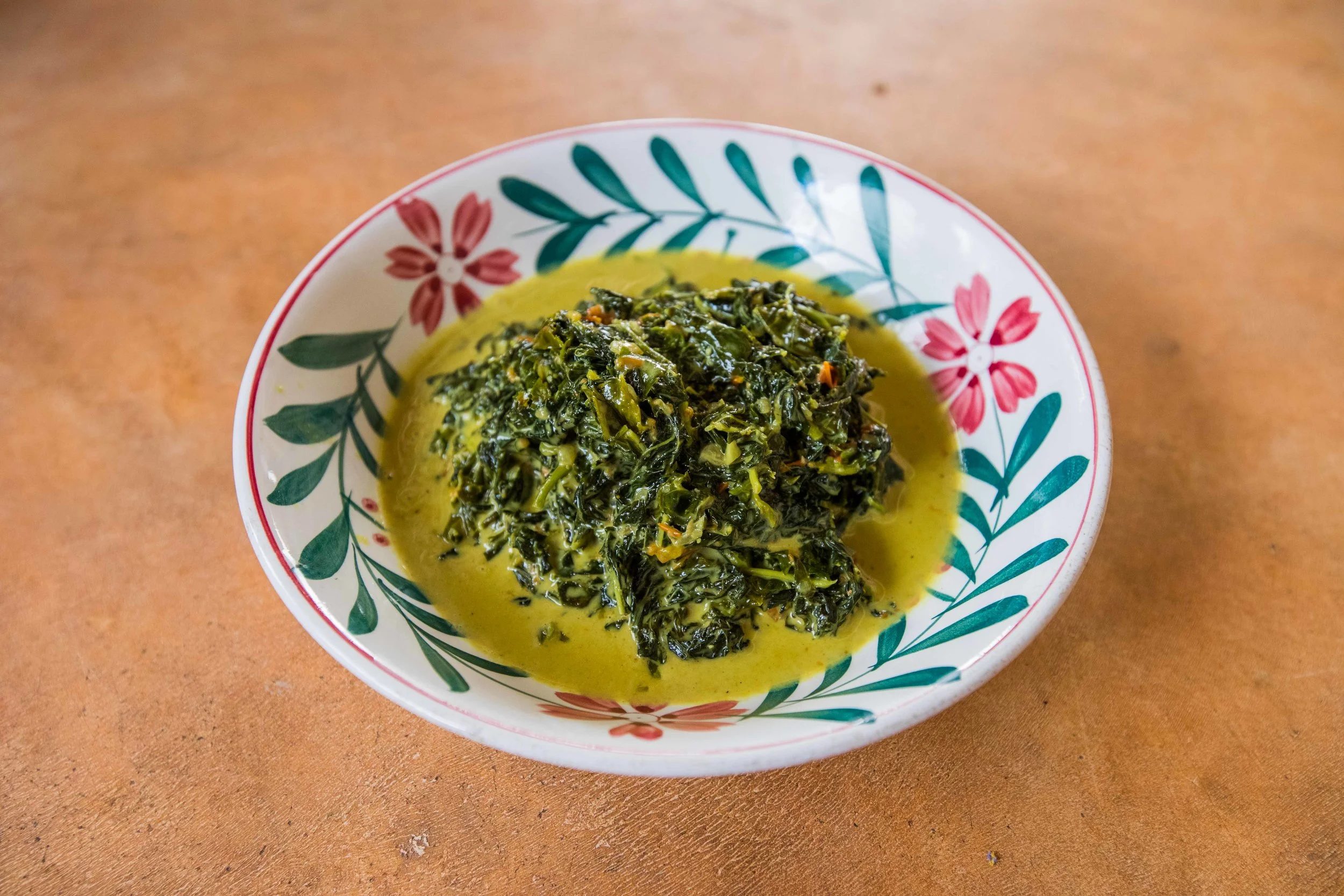 SPINACH IN COCONUT (MCHICHA WA NAZI)